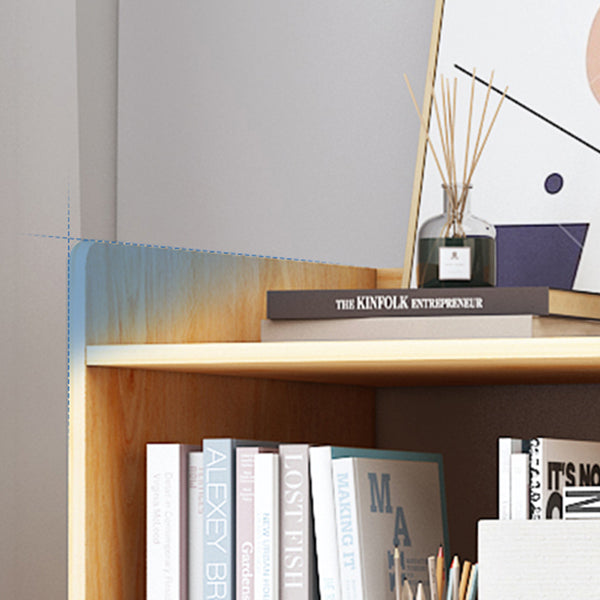 35"H Contemporary Bookcase Etagere Book Shelf Engineered Wood for Study Room