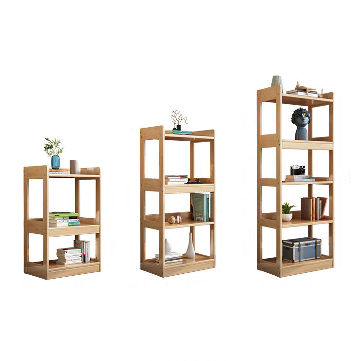Open Shelf Storage and Display Shelves Bookcase Modern Wooden Bookshelf for Living Room