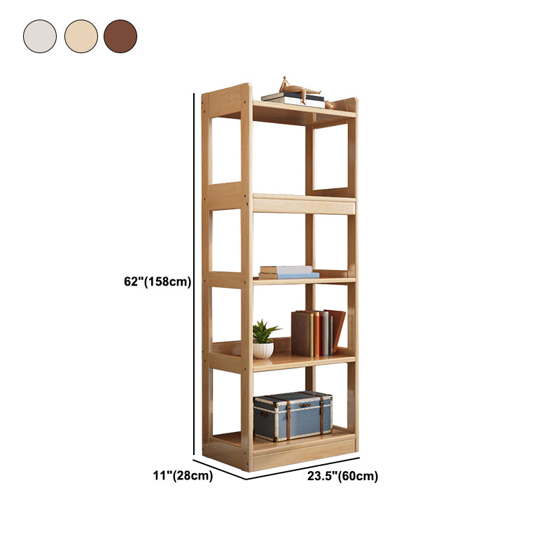 Open Shelf Storage and Display Shelves Bookcase Modern Wooden Bookshelf for Living Room