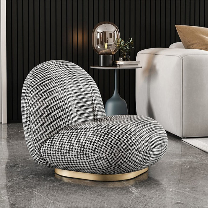 Modern 1-seater Wool Sofa 25.59" H Armless Sofa for Living Room