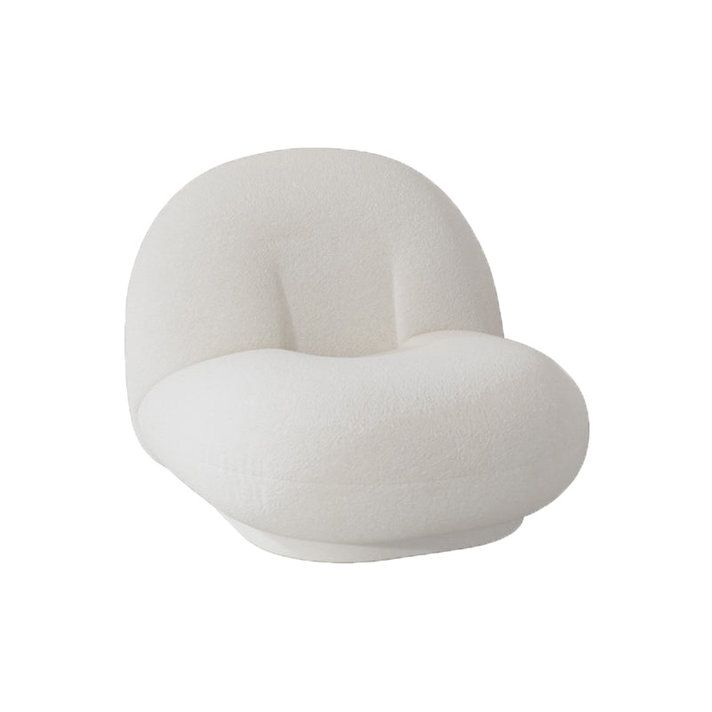 Modern 1-seater Wool Sofa 25.59" H Armless Sofa for Living Room