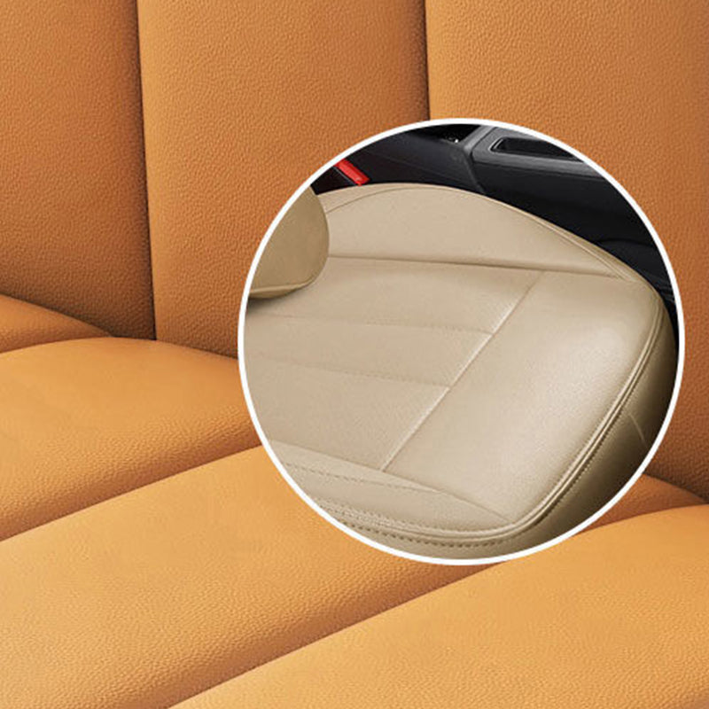 Modern Style Faux Leather Sofa 2-Seater Sewn Pillow Back Loveseat