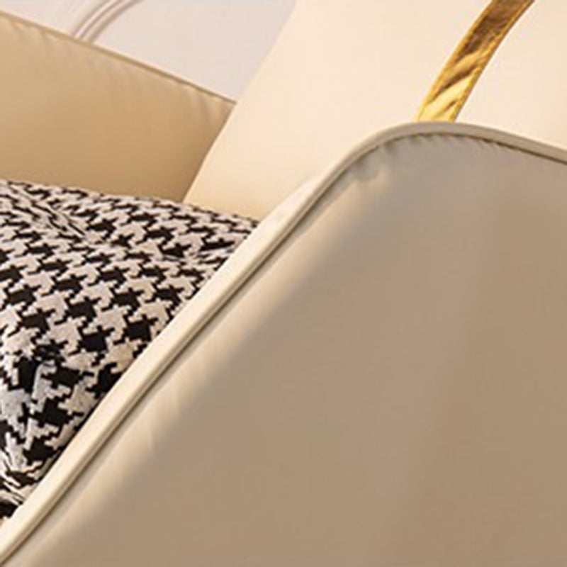 Modern Rocker Chair Upholstered Button-Tufted with Light Legs Glider