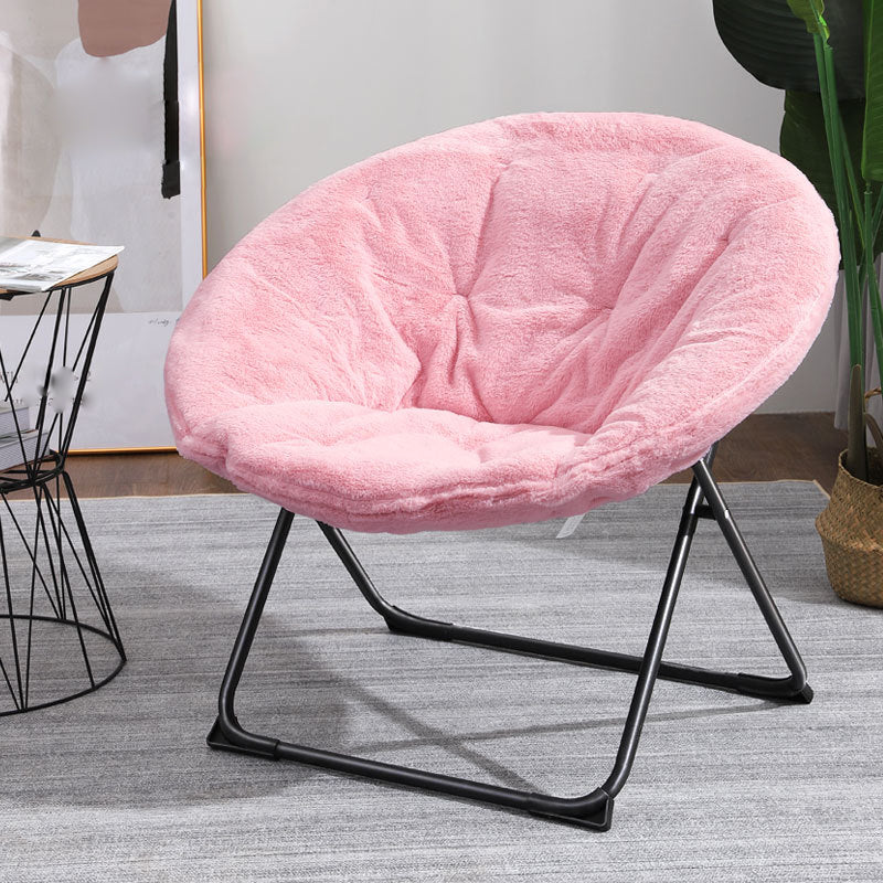 Nordic Armless with Black Legs Fixed Back Living Room Parsons Chair