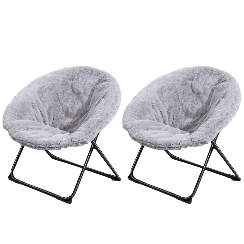 Nordic Armless with Black Legs Fixed Back Living Room Parsons Chair