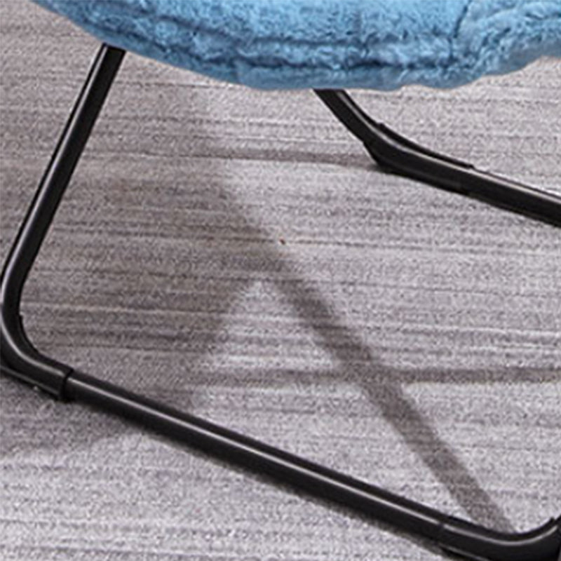 Nordic Armless with Black Legs Fixed Back Living Room Parsons Chair