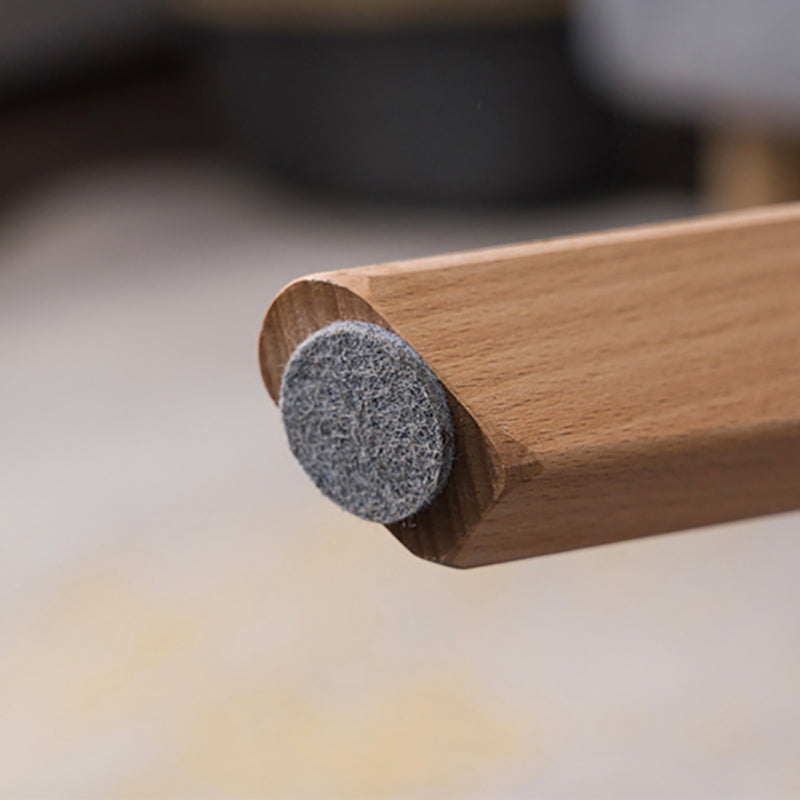 Contemporary Style Coffee Cocktail Table 4 Legs Solid Wood Coffee Table