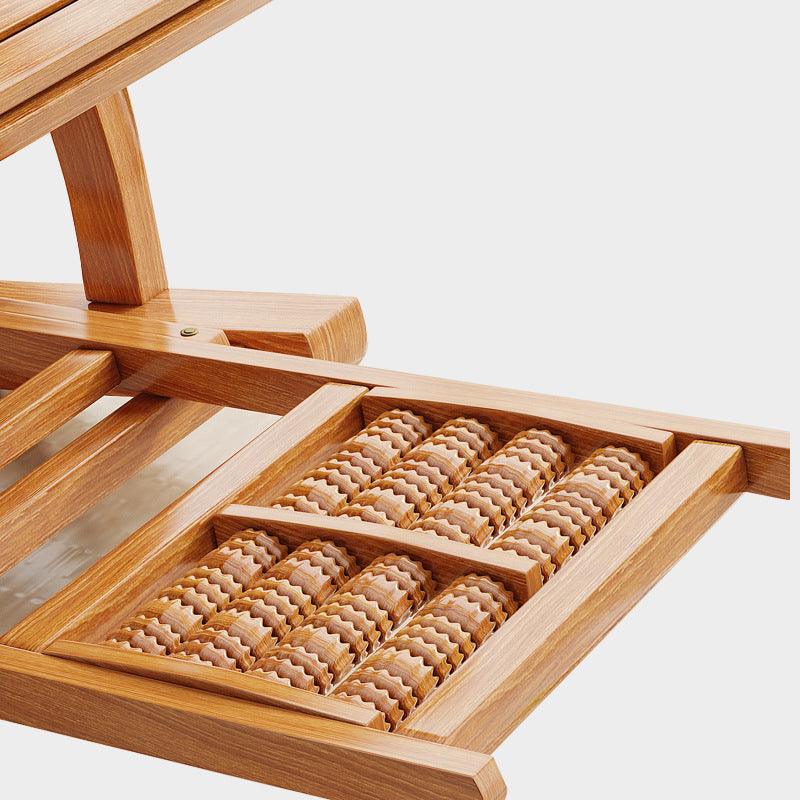 Modern Wooden Glider Chair Pure Color Rocking Chair with Removable Cushions