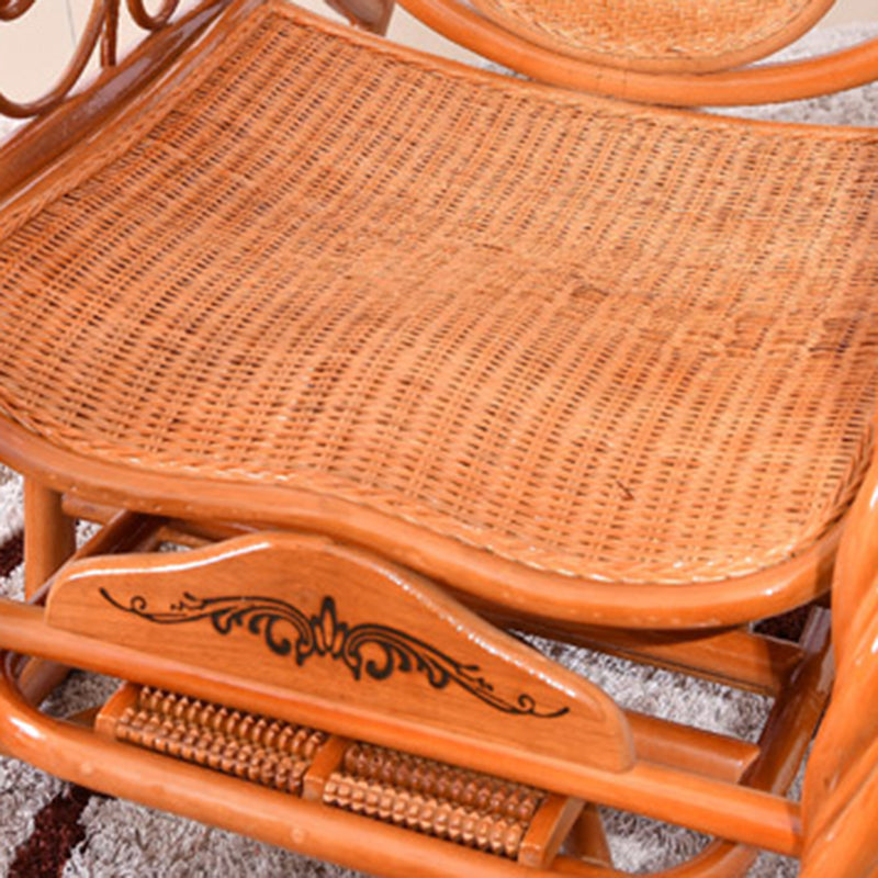 Antique Modern Rocking Chair Rattan Rocker Chair for Drawing Room