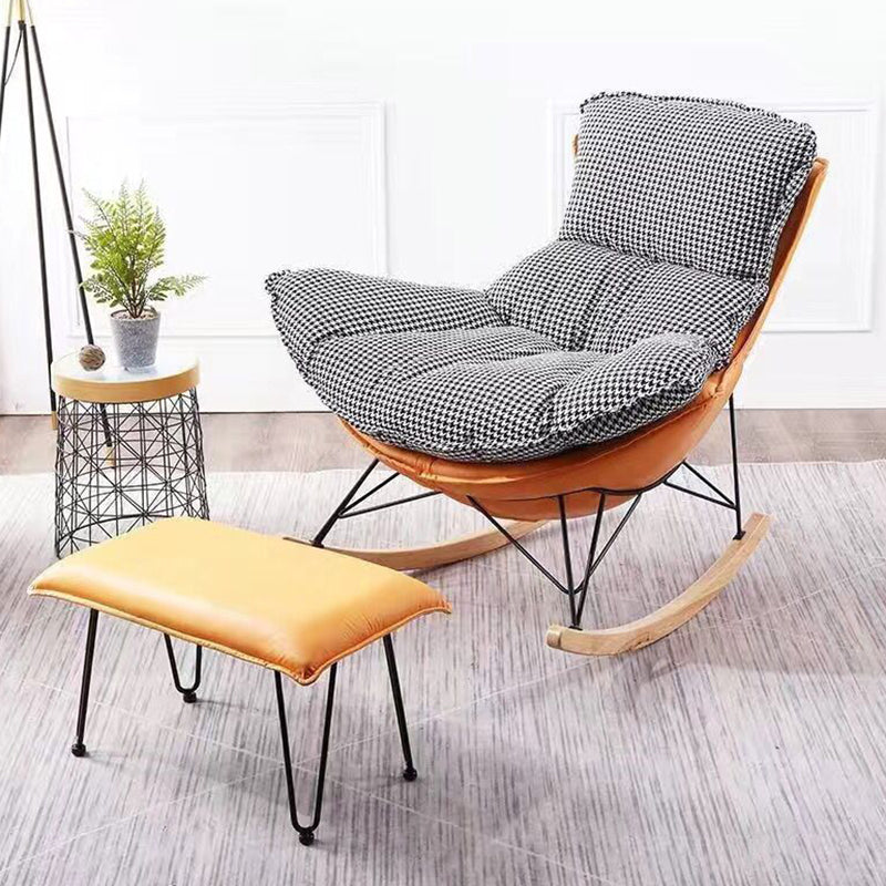 Simple Style Modern Rocker Chair Leisure Lounge Home Chaise Chair