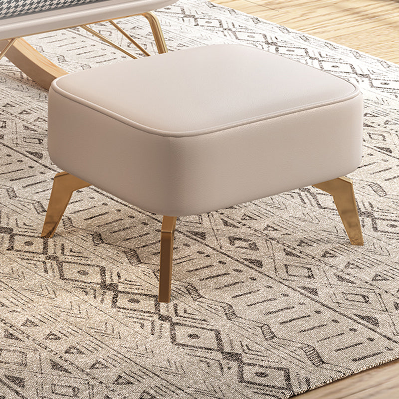 Contemporary Rocking Chair Fabric Upholstered Tufted Wing Chair Back Indoor Rocking Chair