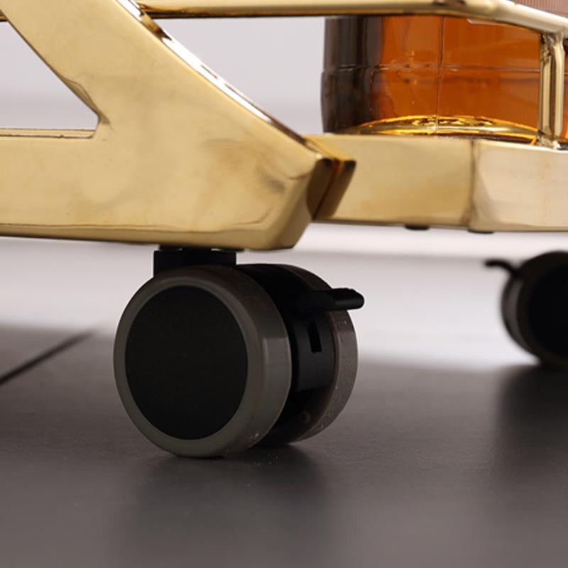 32.68" High Modern Prep Table Rolling Metal Prep Table for Home