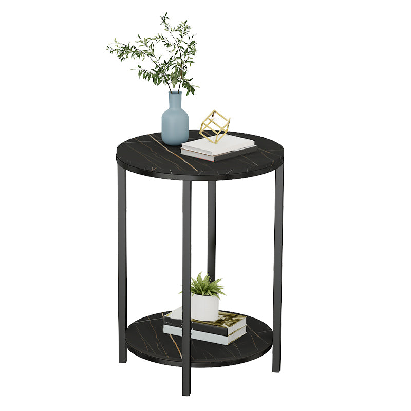 Minimalist Slate Side End Table 4 Legs Side End Table for Living Room