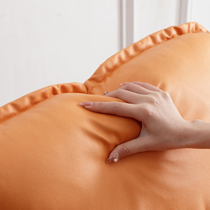 Contemporary Rocking Chair Cotton Upholstered Tufted Solid Color Indoor Rocking Chair