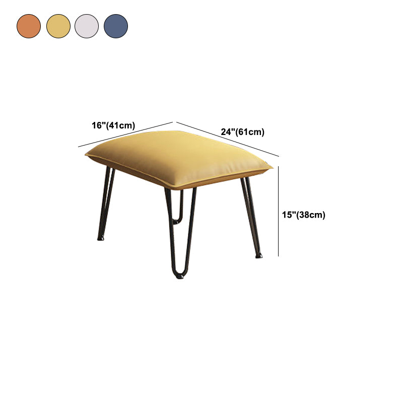 Contemporary Rocking Chair Cotton Upholstered Tufted Solid Color Indoor Rocking Chair