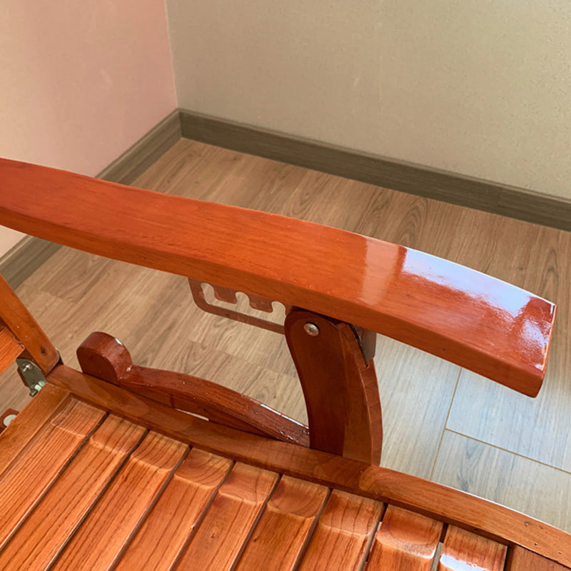 Traditional Rocker Solid Wood Removable Cushions Reclining Recliner Chair