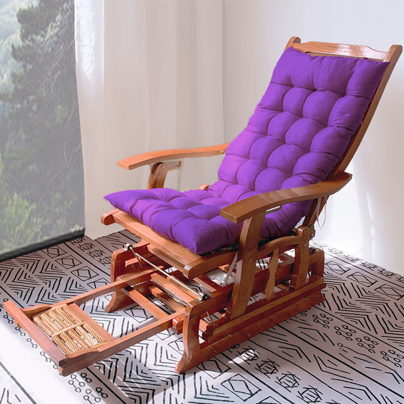 Traditional Rocker Solid Wood Removable Cushions Reclining Recliner Chair