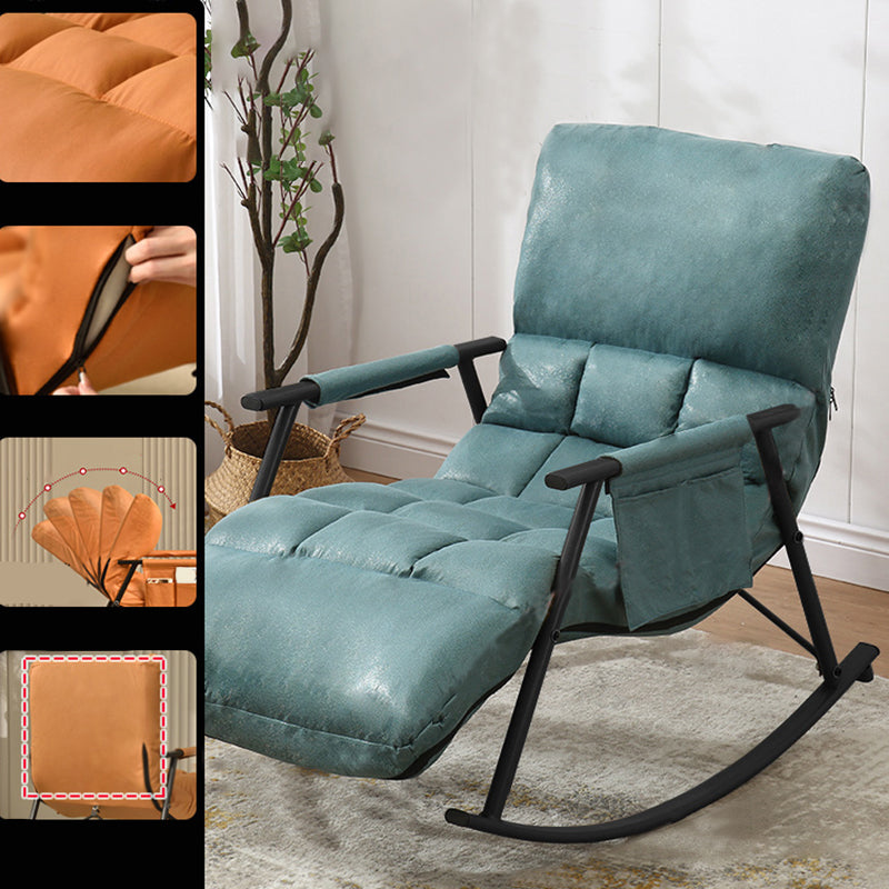 Upholstered Recliner Chair Contemporary Button-Tufted Recliner Chair