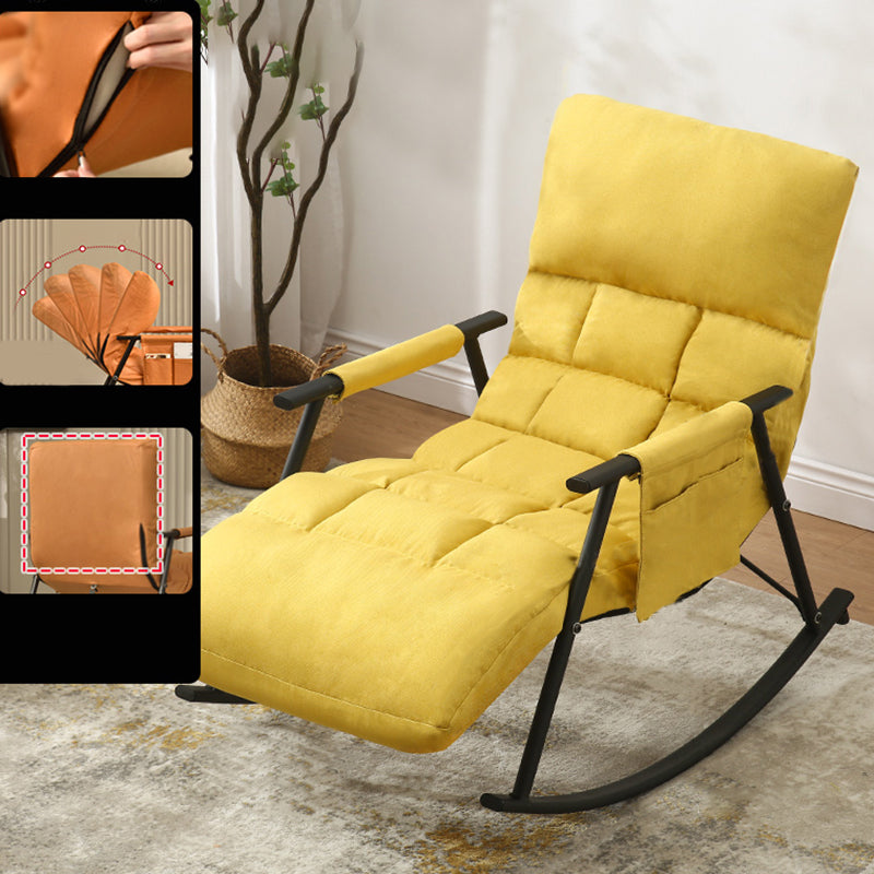 Upholstered Recliner Chair Contemporary Button-Tufted Recliner Chair