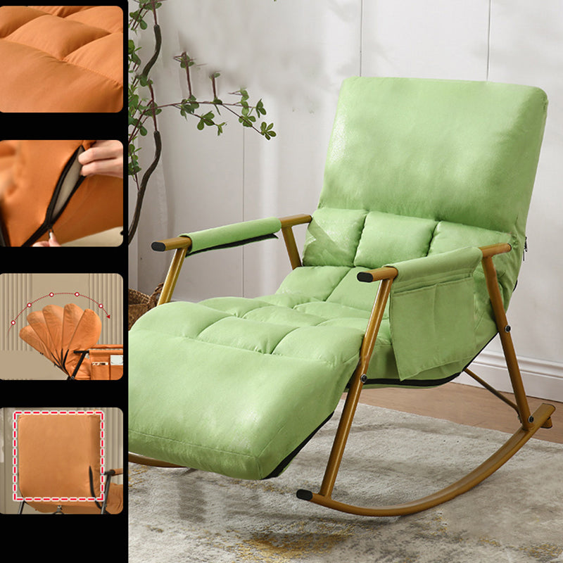 Upholstered Recliner Chair Contemporary Button-Tufted Recliner Chair