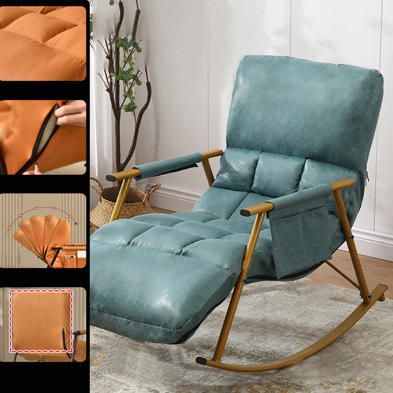 Upholstered Recliner Chair Contemporary Button-Tufted Recliner Chair