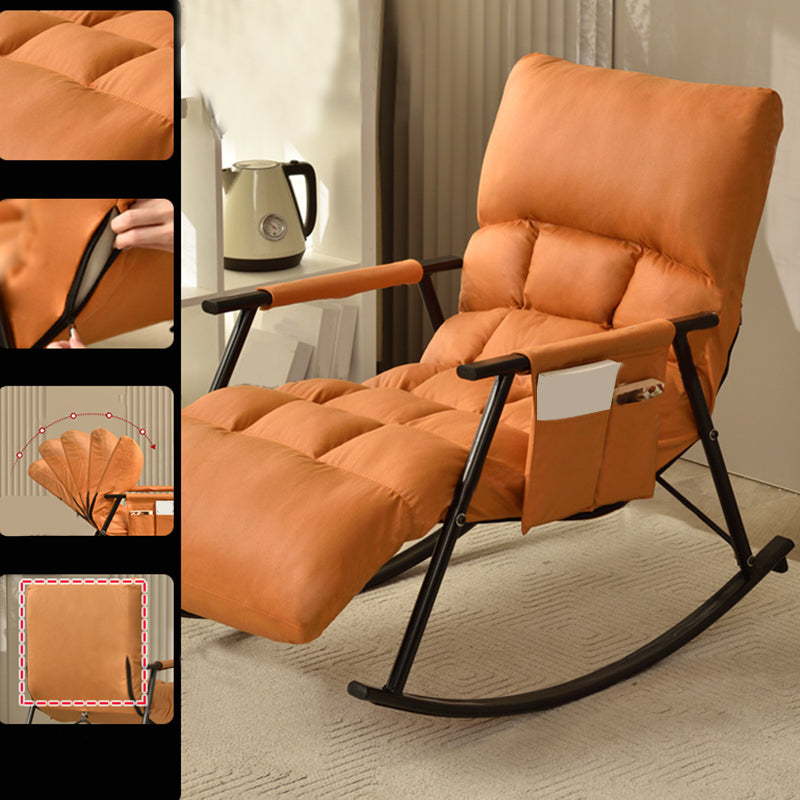 Upholstered Recliner Chair Contemporary Button-Tufted Recliner Chair