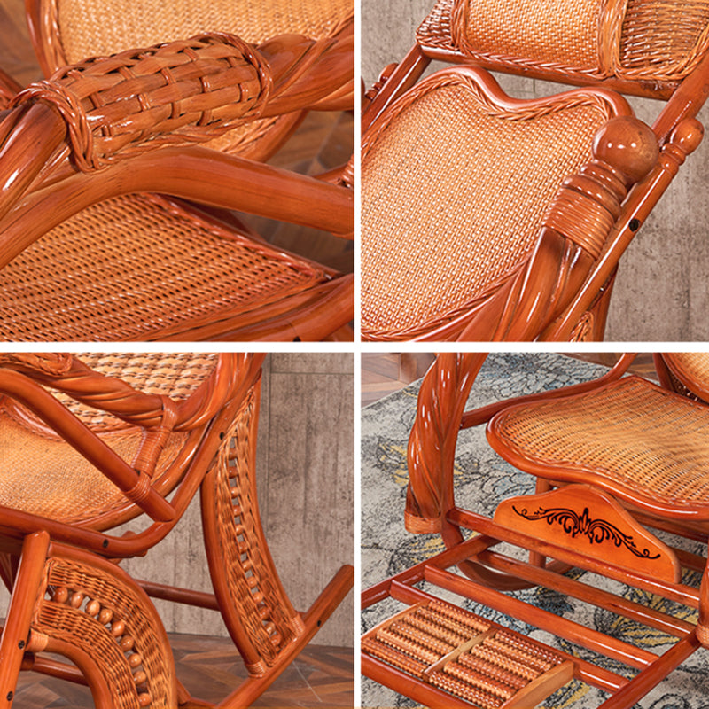 Traditional Wicker Rocking Chair Rocker Chair for Living Room