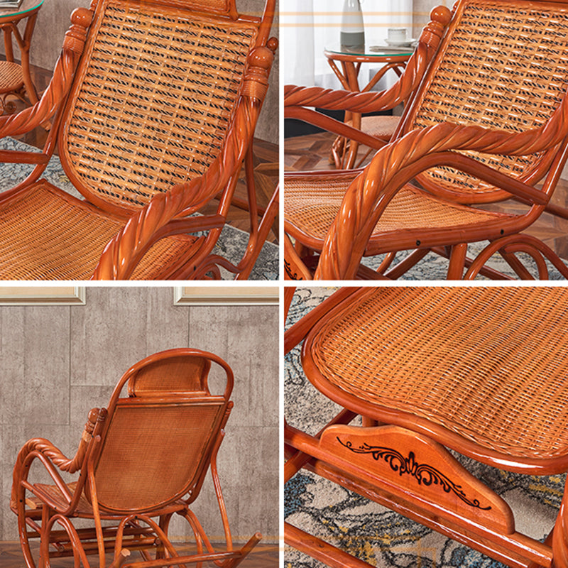 Traditional Wicker Rocking Chair Rocker Chair for Living Room