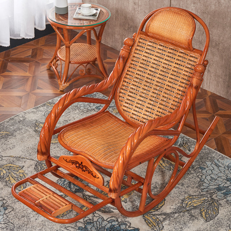 Traditional Wicker Rocking Chair Rocker Chair for Living Room