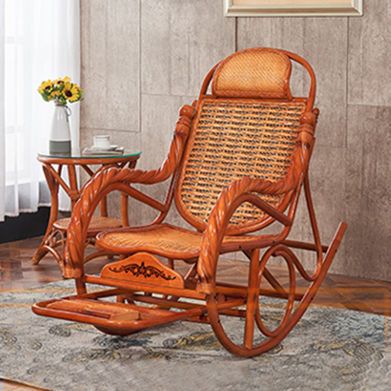 Traditional Wicker Rocking Chair Rocker Chair for Living Room
