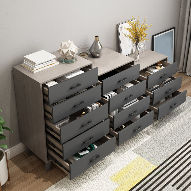 15.75" Wide Wooden Chest, Rectangle Accent Chest with Drawers