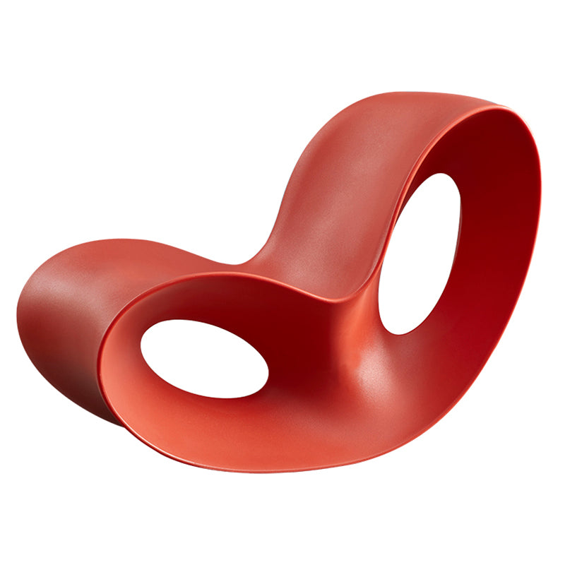 Contemporary Rocking Accent Chair Plastic & Acrylic Rocker Chair