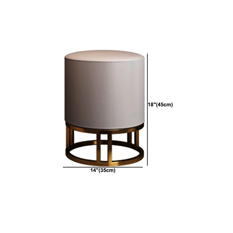 Glam Slate Top Makeup Vanity Desk Table Grey Dressing Table with Drawer