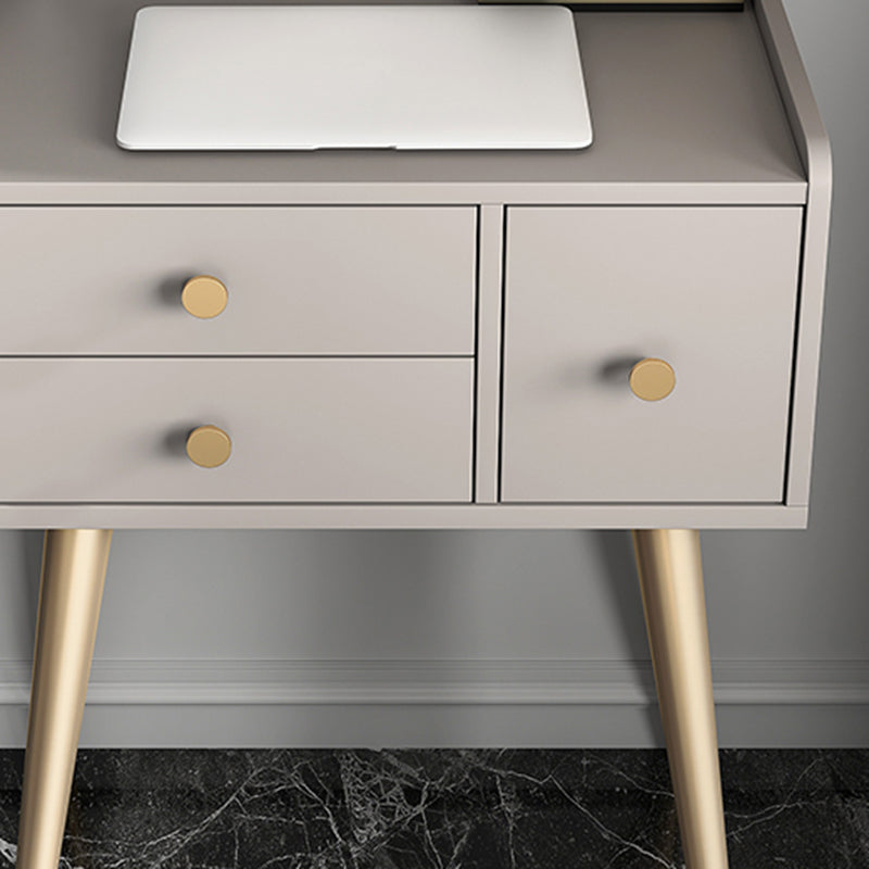Contemporary Vanity Makeup Table Set 3 Drawer Vanity Dressing Table