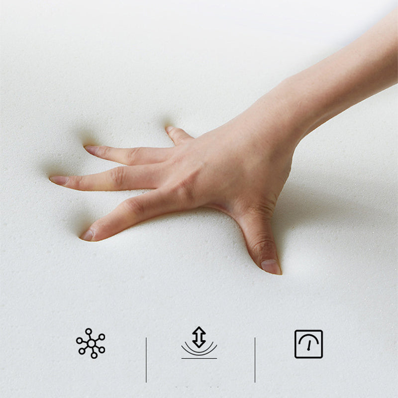 37.4" Tall Glam Panel Bed Wood and Upholstered Standard Bed in White