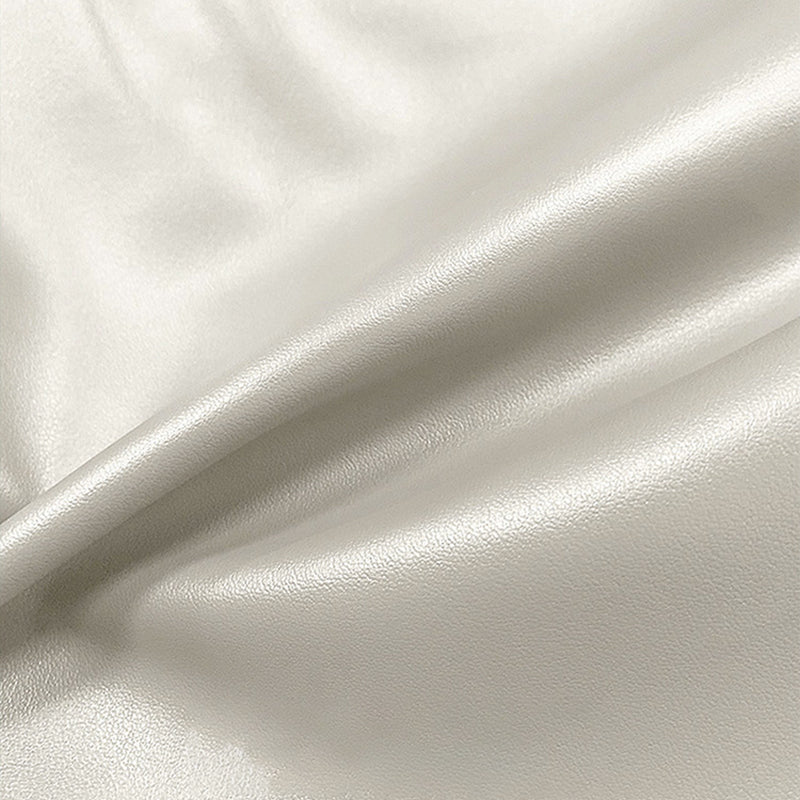 Modern White Panel Bed Wood and Upholstered Bed Frame, 42.5" Tall