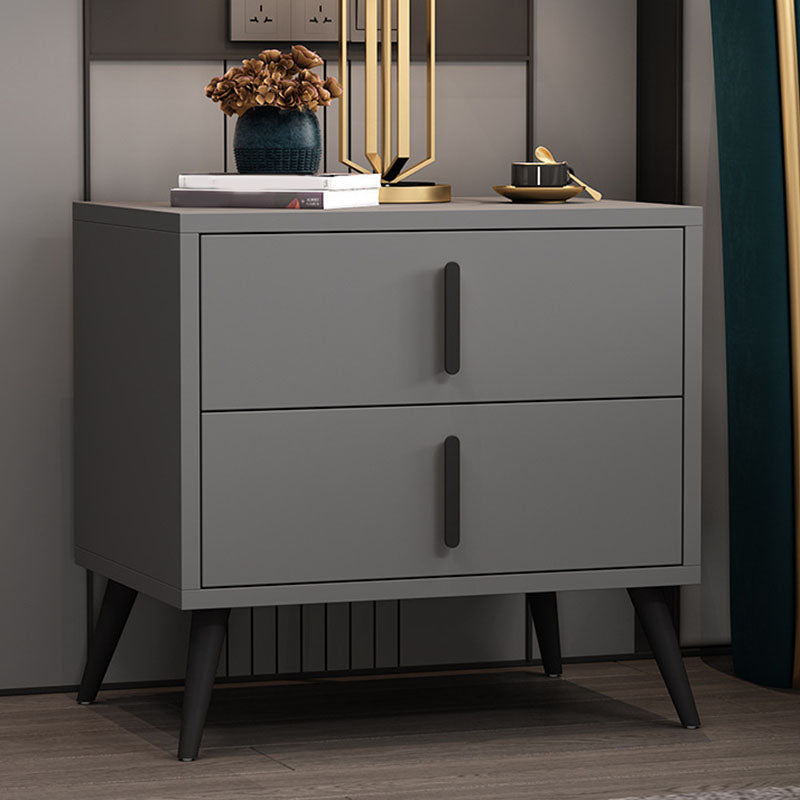 Engineered Wood Bed Nightstand Drawers Included Nightstand for Bedroom