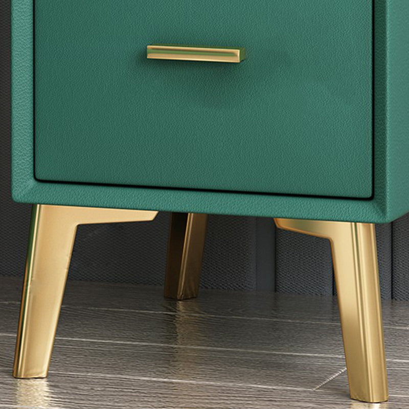 19.69" Tall 2-drawer Night Table Solid Wood Accent Bed Nightstand