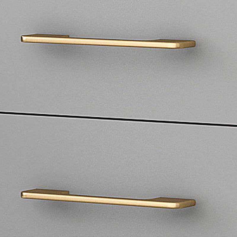 Contemporary Glam Storage Chest Wooden Chest with Soft-Close Drawers