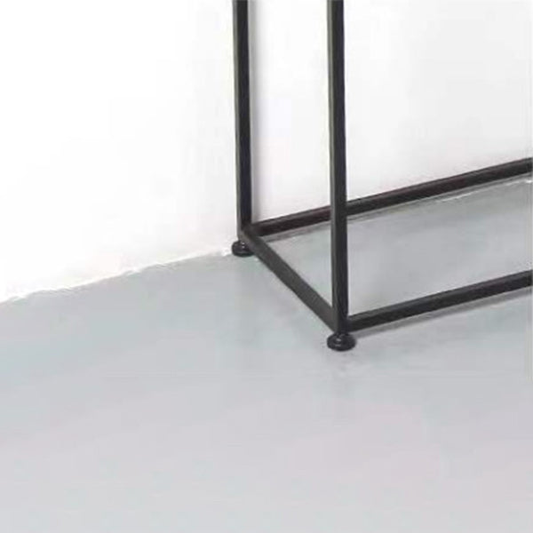 Metal Rectangle Console Table 9.8 Inch Wide Contemporary End Table