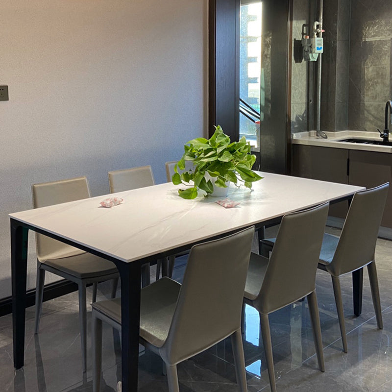 Faux Leather Dining Chairs Contemporary Armless Dining Chairs