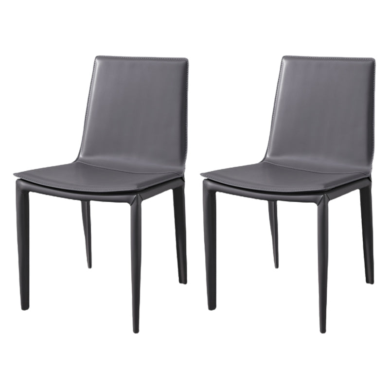Upholstered Dining Side Chair Modern Armless Dining Chairs for Home