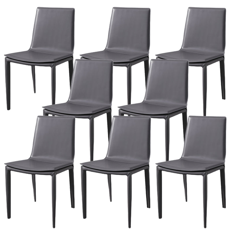 Upholstered Dining Side Chair Modern Armless Dining Chairs for Home