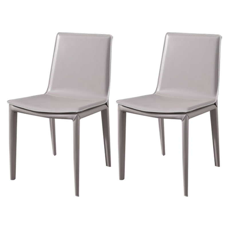 Upholstered Dining Side Chair Modern Armless Dining Chairs for Home