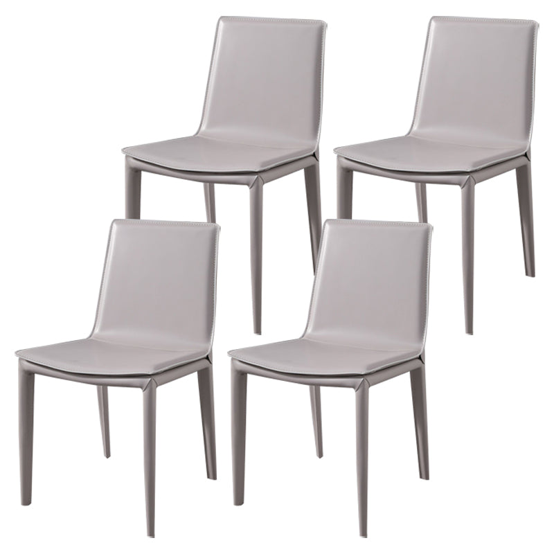 Upholstered Dining Side Chair Modern Armless Dining Chairs for Home