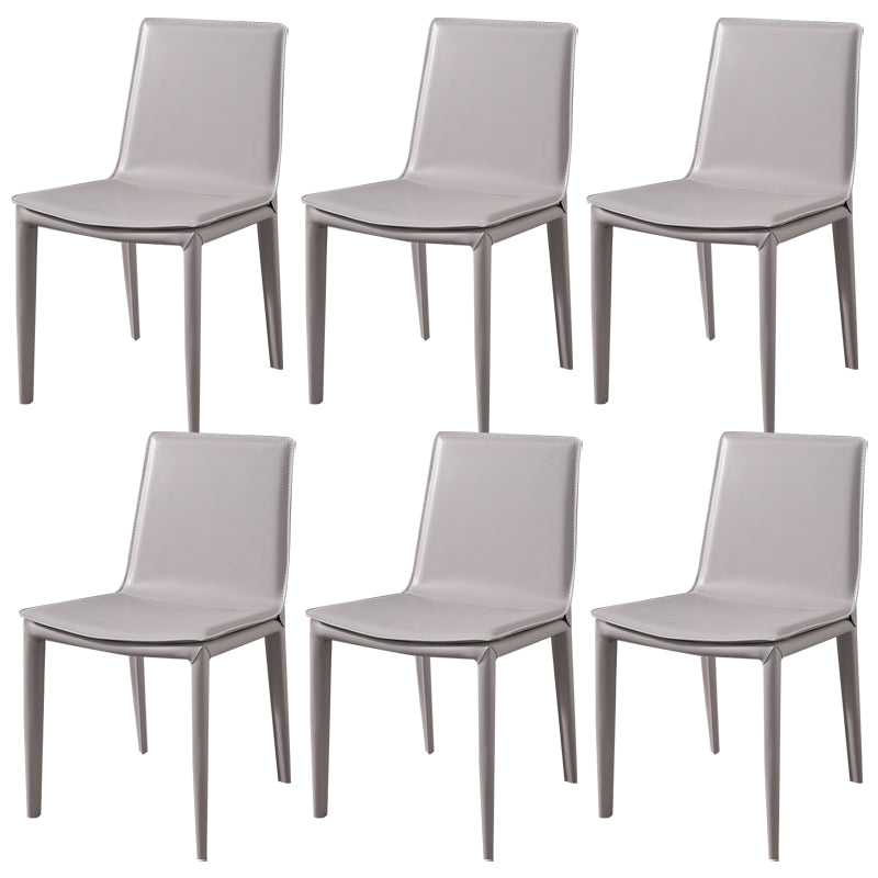 Upholstered Dining Side Chair Modern Armless Dining Chairs for Home