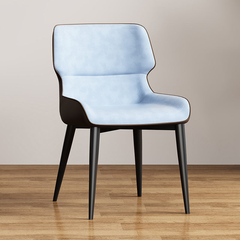 Contemporary Dining Chairs Faux Leather Dining Side Chair for Indoor