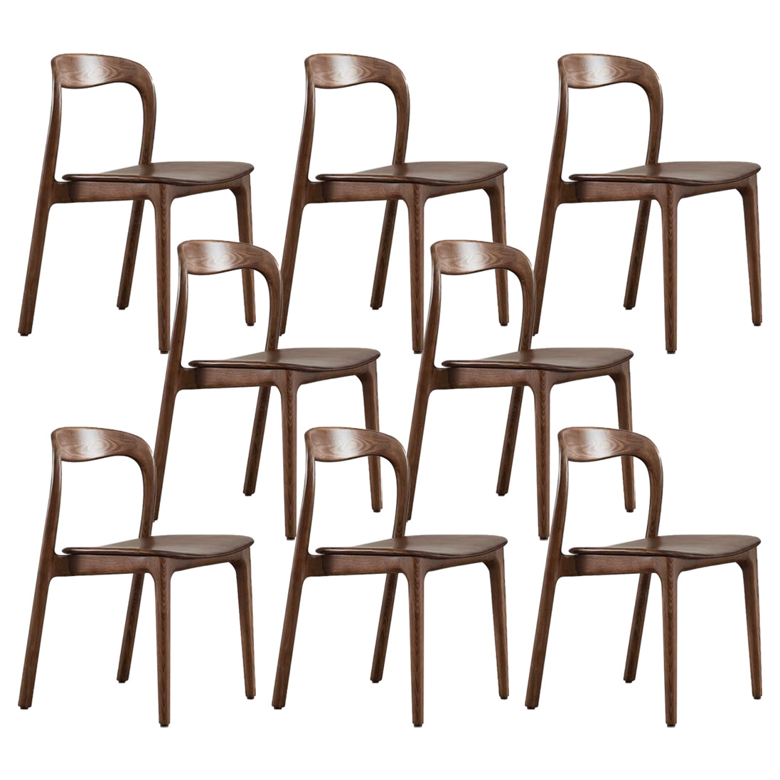 Upholstered Dining Side Chair Solid Wood Dining Room Chair for Home