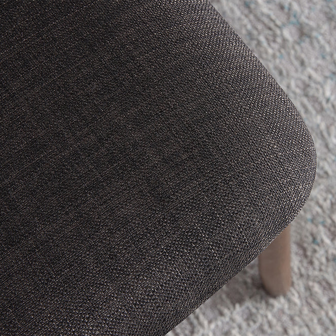 Contemporary Style Dining Chair Armless Dining Chair with Wooden Legs for Kitchen