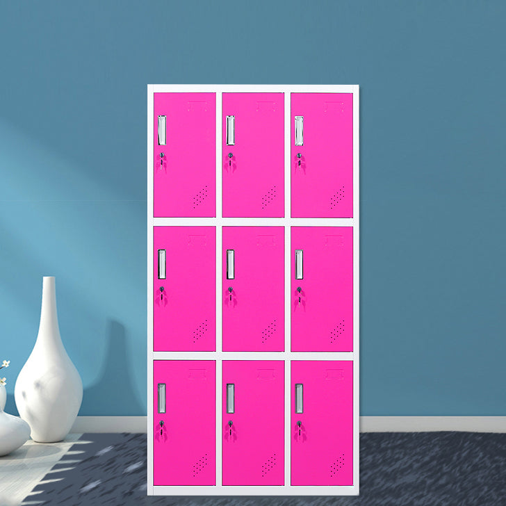 Hinged Wardrobe Armoire Contemporary Metal Wardrobe Cabinet for Home